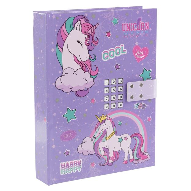 Tinka - Diary with code lock - Unicorn  (8-802172) 1
