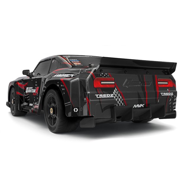 Maverick - QuantumR Flux 4S 1/8 4WD Muscle Car - Black/Red (150350) 3
