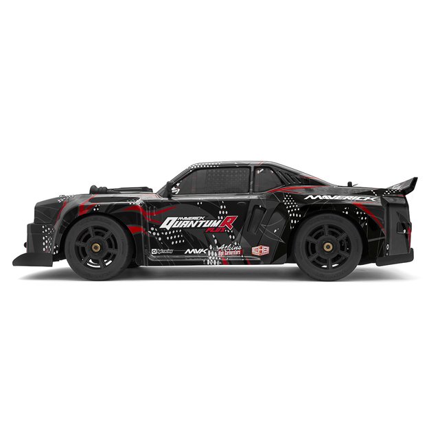 Maverick - QuantumR Flux 4S 1/8 4WD Muscle Car - Black/Red (150350) 4