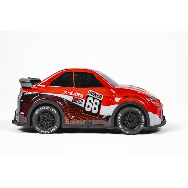 TEC-TOY - Mini Rally R/C 1:24 2,4GHz w/light, red (471275) 2