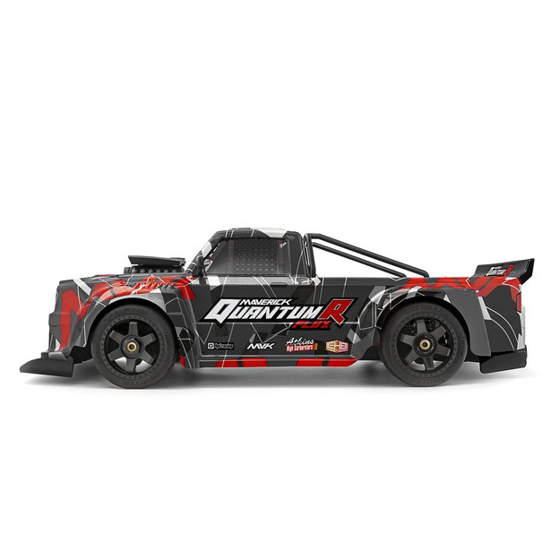 Maverick - QuantumR Flux 4S 1/8 4WD Race Truck - Grey/Red (150313) 1