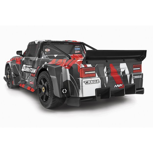 Maverick - QuantumR Flux 4S 1/8 4WD Race Truck - Grey/Red (150313) 3