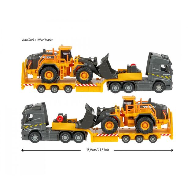 Majorette - Volvo FH-16 Truck + Wheel Loader (213726000) 4