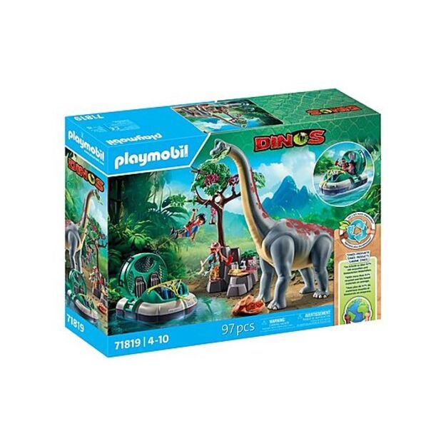 Playmobil - Brachiosaurus with Hovercraft (71819)