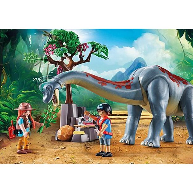 Playmobil - Brachiosaurus with Hovercraft (71819) 2