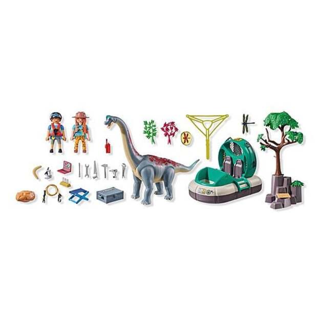 Playmobil - Brachiosaurus with Hovercraft (71819) 6