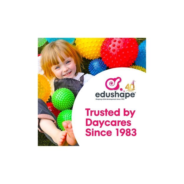 Edushape - Sensory balls - small - 10 cm - 4 pcs - without air (E705174DBC) 2