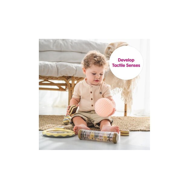 Edushape - Sensory balls - small - 10 cm - 4 pcs - without air (E705174DBC) 3