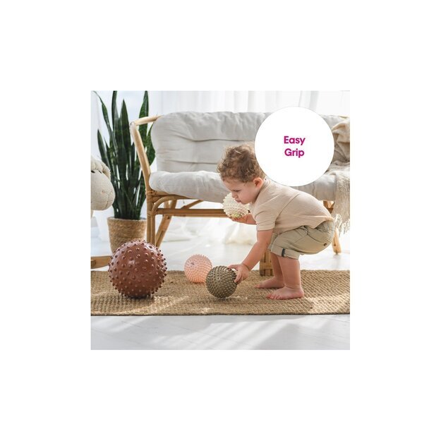Edushape - Sensory balls - small - 10 cm - 4 pcs - without air (E705174DBC) 4