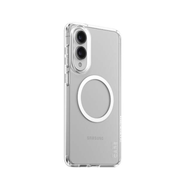 CARE by PanzerGlass - Flagship Case Transparent Urban Combat w. White Qi Compatible Samsung S25 Edge 3
