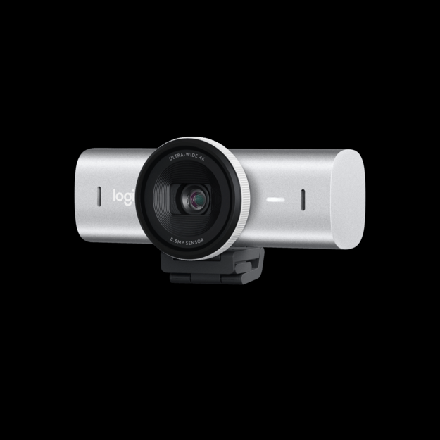 Logitech - MX Brio Ultra HD 4K Collaboration and Streaming Webcam - Pale Grey 1
