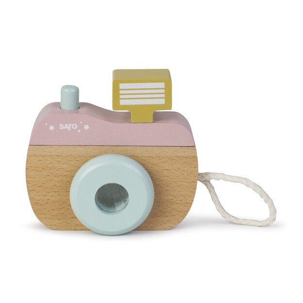 SARO - Wood Camera - Pink  (SAO33432)