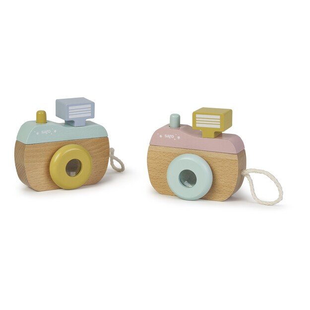 SARO - Wood Camera - Pink  (SAO33432)