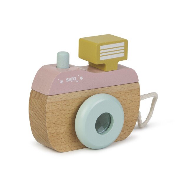 SARO - Wood Camera - Pink  (SAO33432)