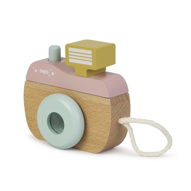 SARO - Wood Camera - Pink  (SAO33432)