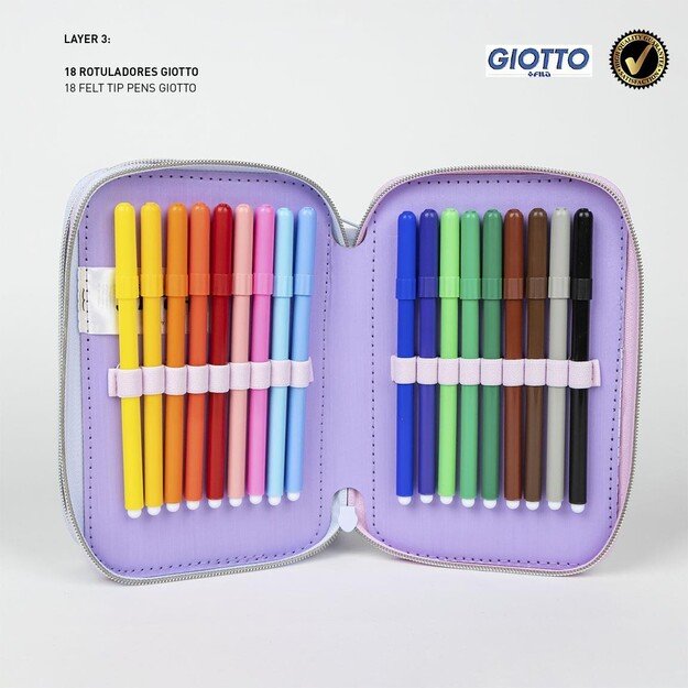 Cerda - Pencil Case With Accessories - Stitch (2700001153) 2