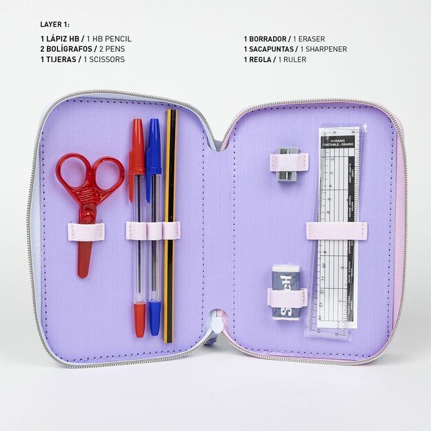 Cerda - Pencil Case With Accessories - Stitch (2700001153) 3