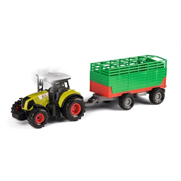 Bull - Tractor with large trailer 1:32, assorted (41856)