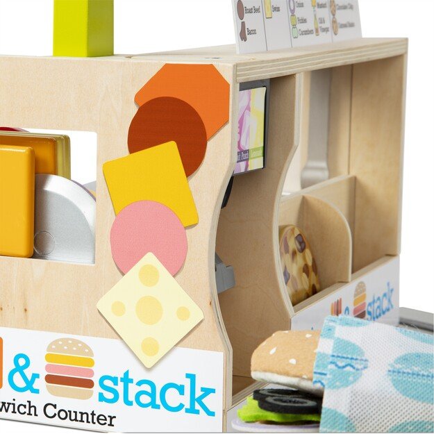 Melissa & Doug - Slice & Stack Sandwich Counter (41650)