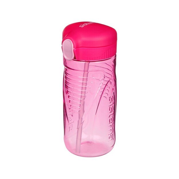 Sistema - 520ml Tritan Quick Flip Bottle - Pink 2