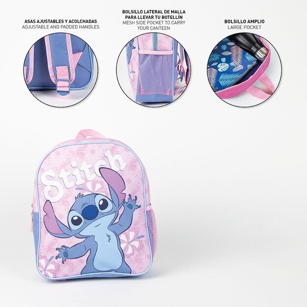 Cerda - Kids Backpack School Stitch Pink (2100005339) 1