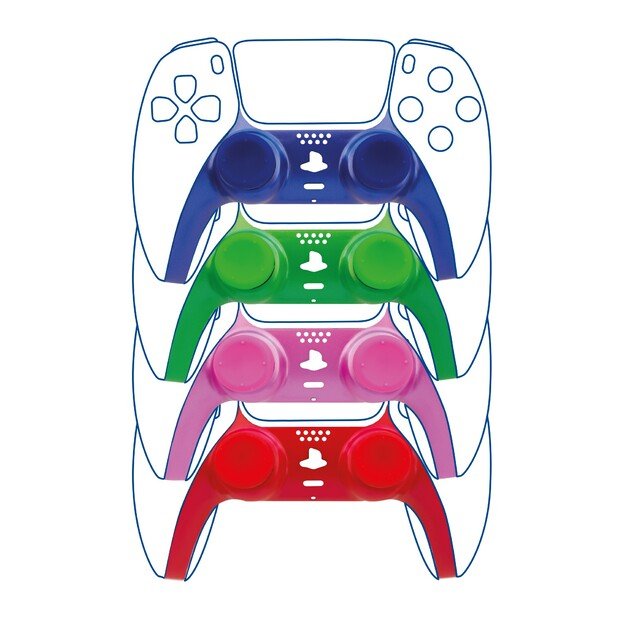 Controller Styling Kits - Faceplate and Thumb Grips x 4(White box)