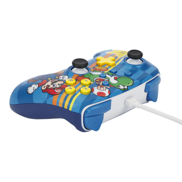 PowerA Enhanced Wired Controller for Nintendo Switch - Mushroom Kingdom Friends
