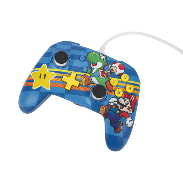 PowerA Enhanced Wired Controller for Nintendo Switch - Mushroom Kingdom Friends