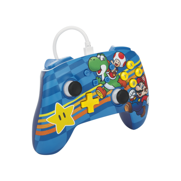 PowerA Enhanced Wired Controller for Nintendo Switch - Mushroom Kingdom Friends