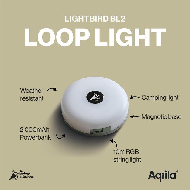 Aqiila - Lightbird BL2 - Loop Light with powerbank