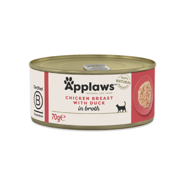 Applaws - 24 x Wet Cat Food 156 g - Chicken & Duck