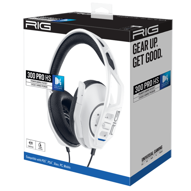 Nacon Rig Headphones 300 Pro Hs White (Ps4) /Ps5