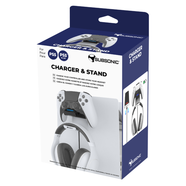 Subsonic Charger And Stand  - PS5/PS5 Slim
