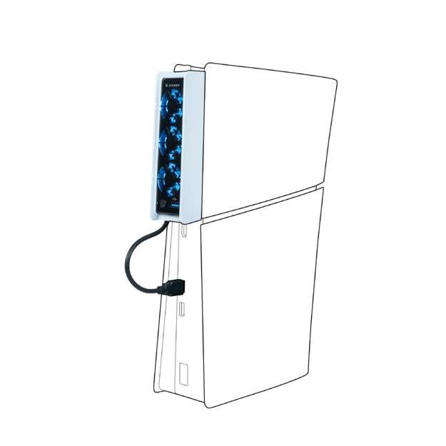 Nacon Cooling Fan White/Black PS5 Slim