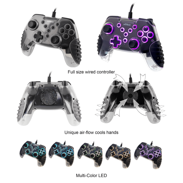 Nyko Air Glow Wired Controller For Switch