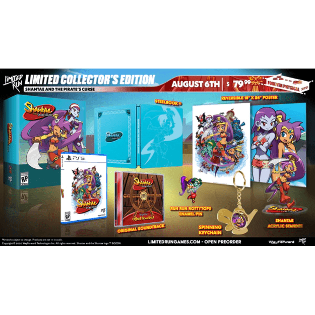 Shantae the Pirates Curse Collectors Edition

  - PlayStation 5