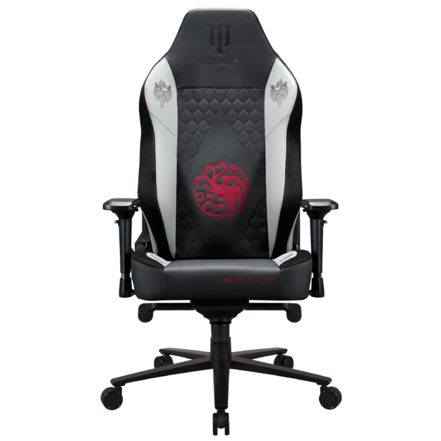 Apollon Collector / House Of The Dragon   Black seat + grey/red