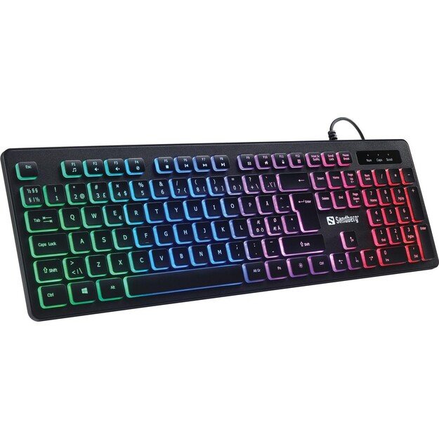 Sandberg - Gamer Keyboard Stealth NORDIC