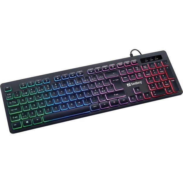 Sandberg - Gamer Keyboard Stealth NORDIC