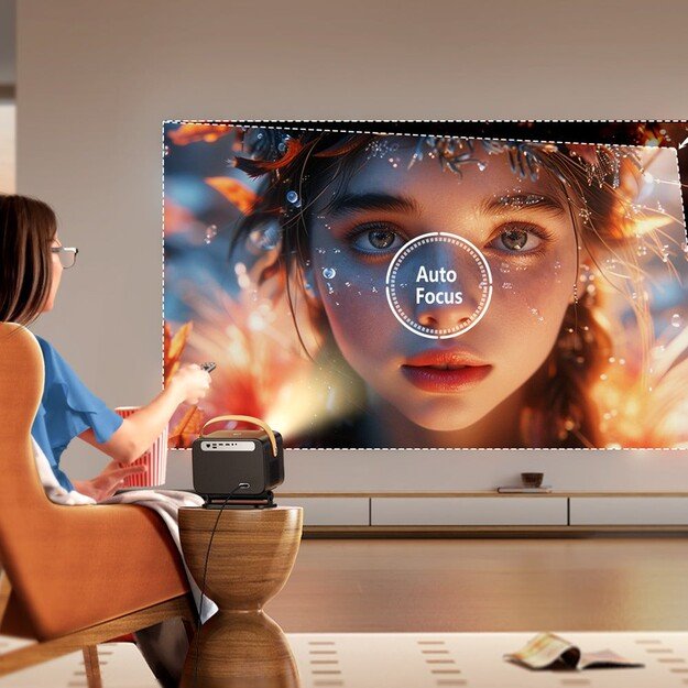 Yaber - U12 Home Cinema Projector w. JBL Speakers