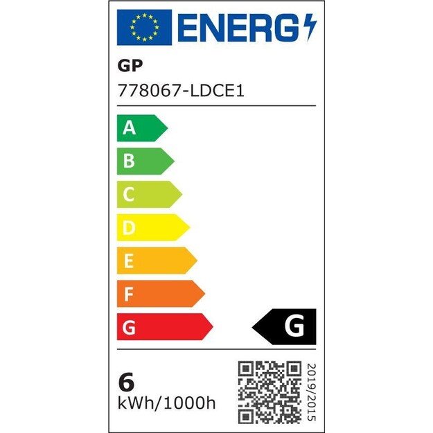 GP - LED Lamp Mini Globe, E14, DIM, 6W (40W), 470lm