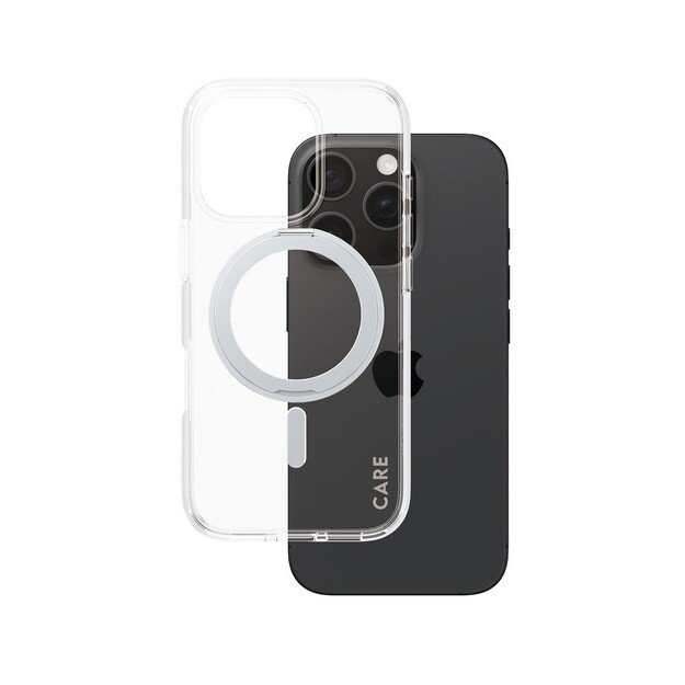 CARE by PanzerGlass-  Case - Transparent & MagSafe - iPhone 16 Pro