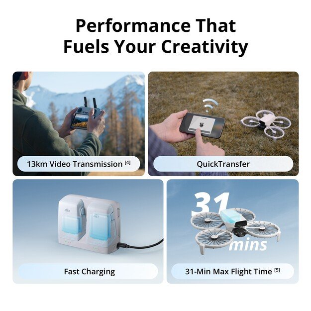 DJI - Flip Fly More Combo (DJI RC 2)