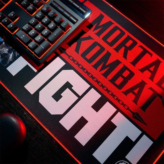 Numskull Mortal Kombat - Oversize Gaming Mat & Mobile Charger
