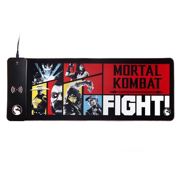 Numskull Mortal Kombat - Oversize Gaming Mat & Mobile Charger