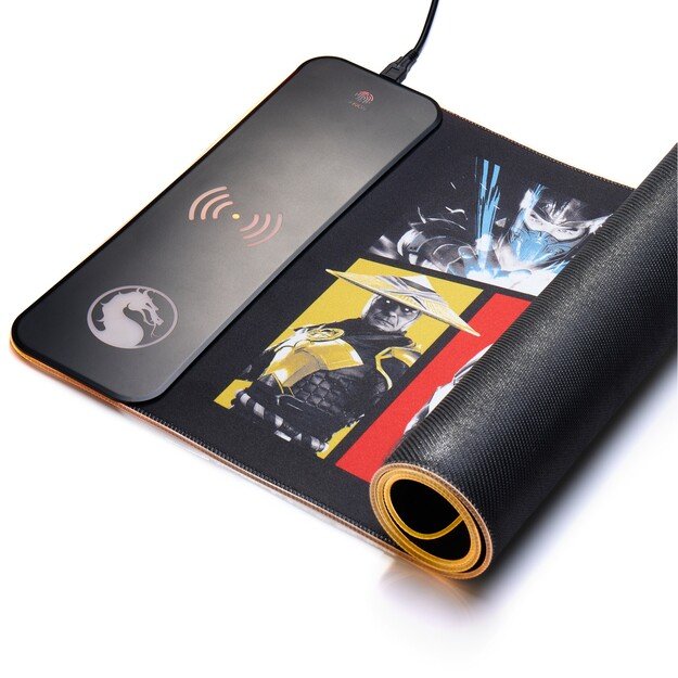 Numskull Mortal Kombat - Oversize Gaming Mat & Mobile Charger