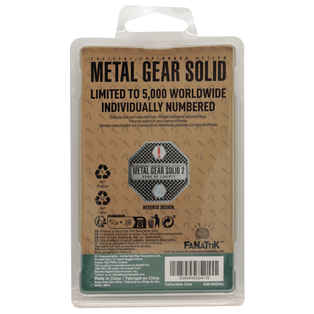 Metal Gear Solid 2 Raiden Coin