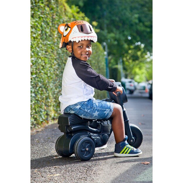 Crazy Safety - Tiger Bicycle Helmet - Orange (100101-01-01)