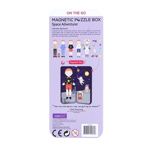 mierEdu - Magnetic Hero Box - Space Adventurers - (ME082)