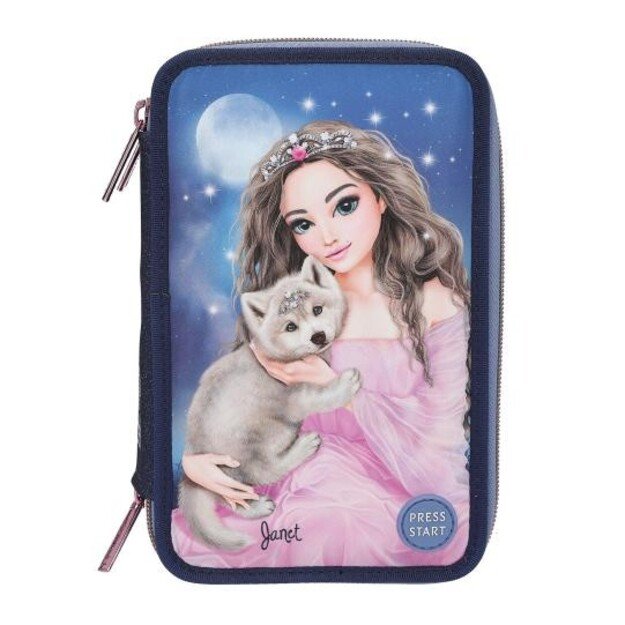 TOPModel - Triple Pencil Case LED WOLF ( 0413150 )